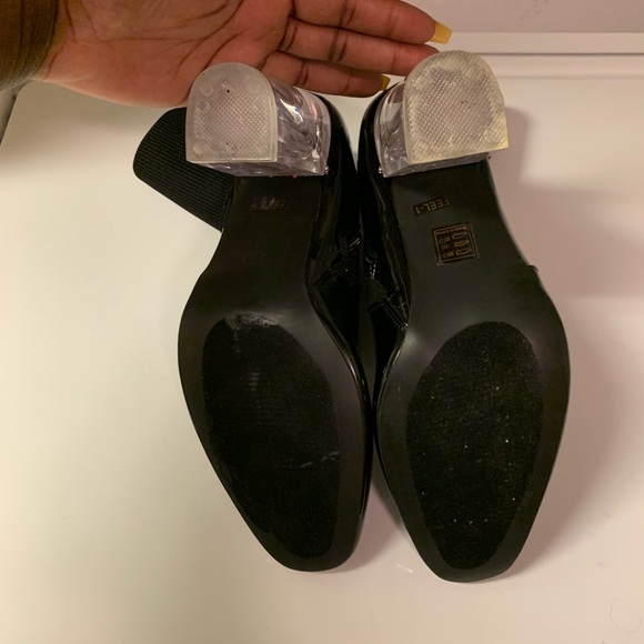 *SOLD*Patten leather Boots - Picture 3 of 5